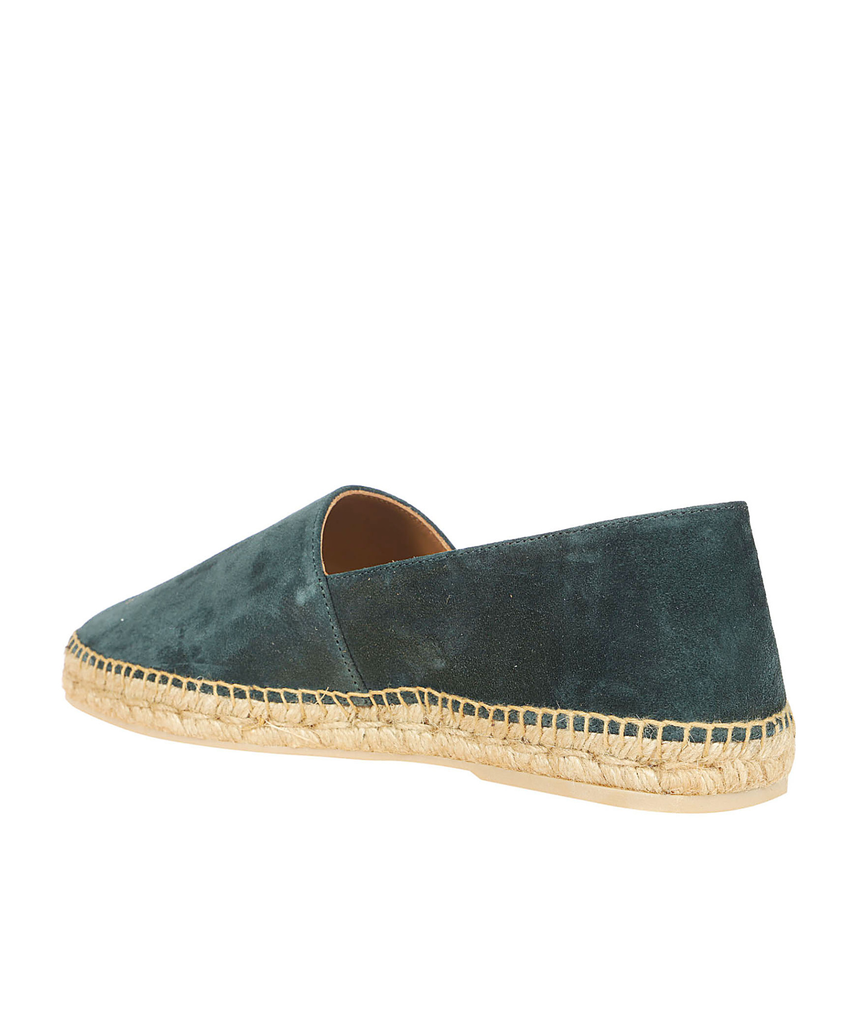 Kiton Suede Espadrilles In Green