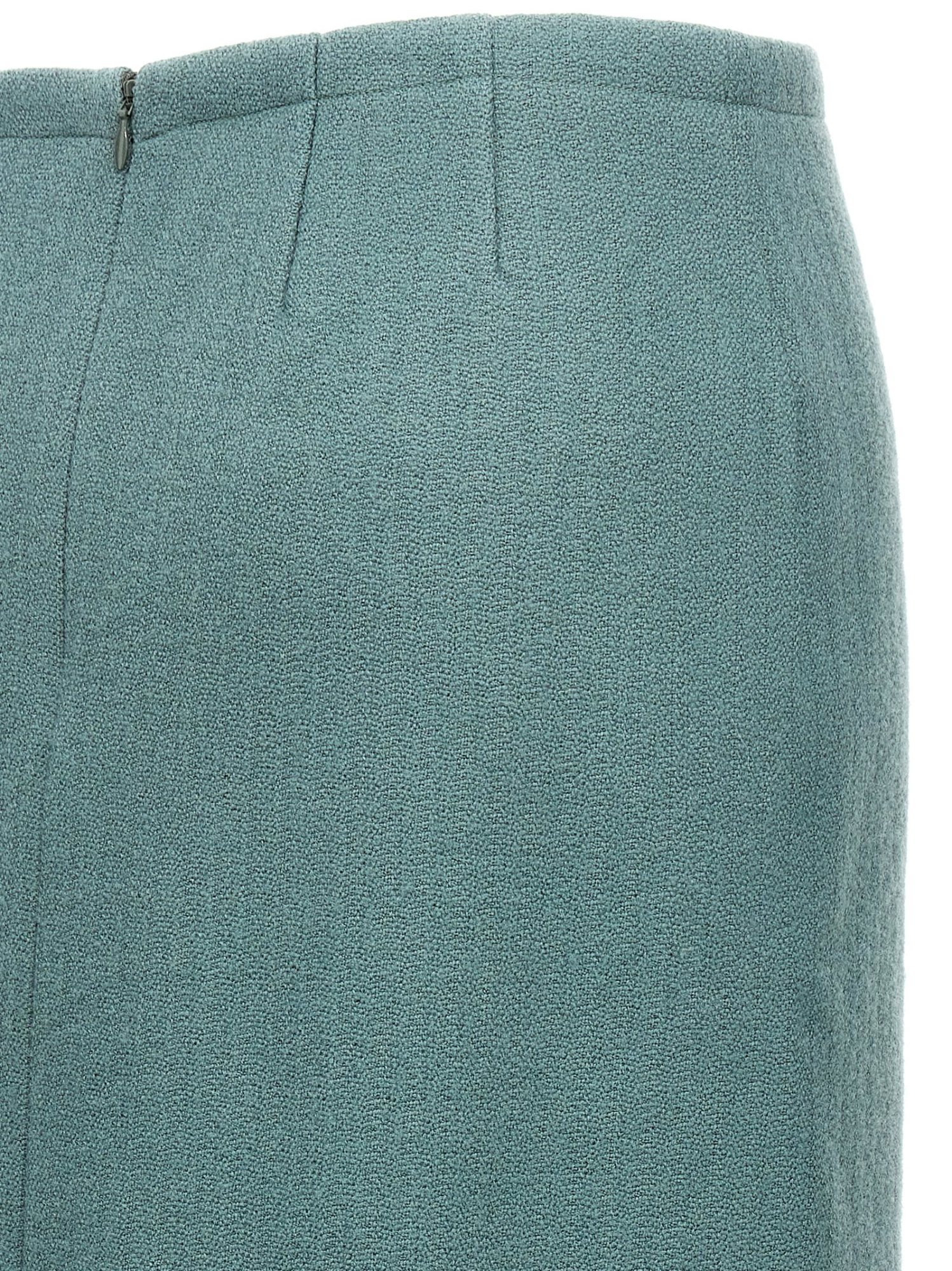 Dries Van Noten Shelda 9243 W.w.skirt Sky In Green