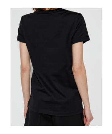 Max Mara Short-sleeved T-shirt In Black