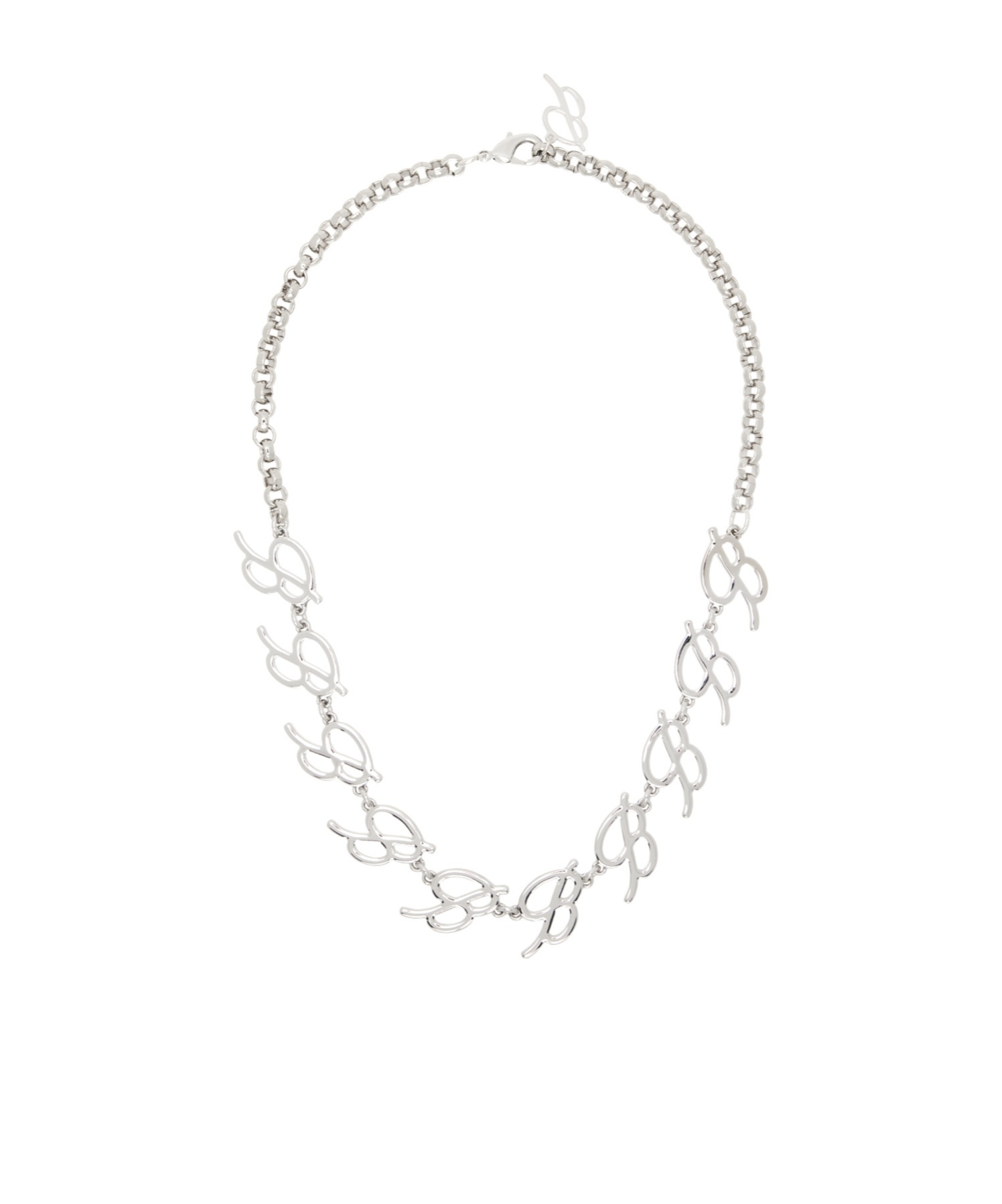 Blumarine Collana B Necklace In White