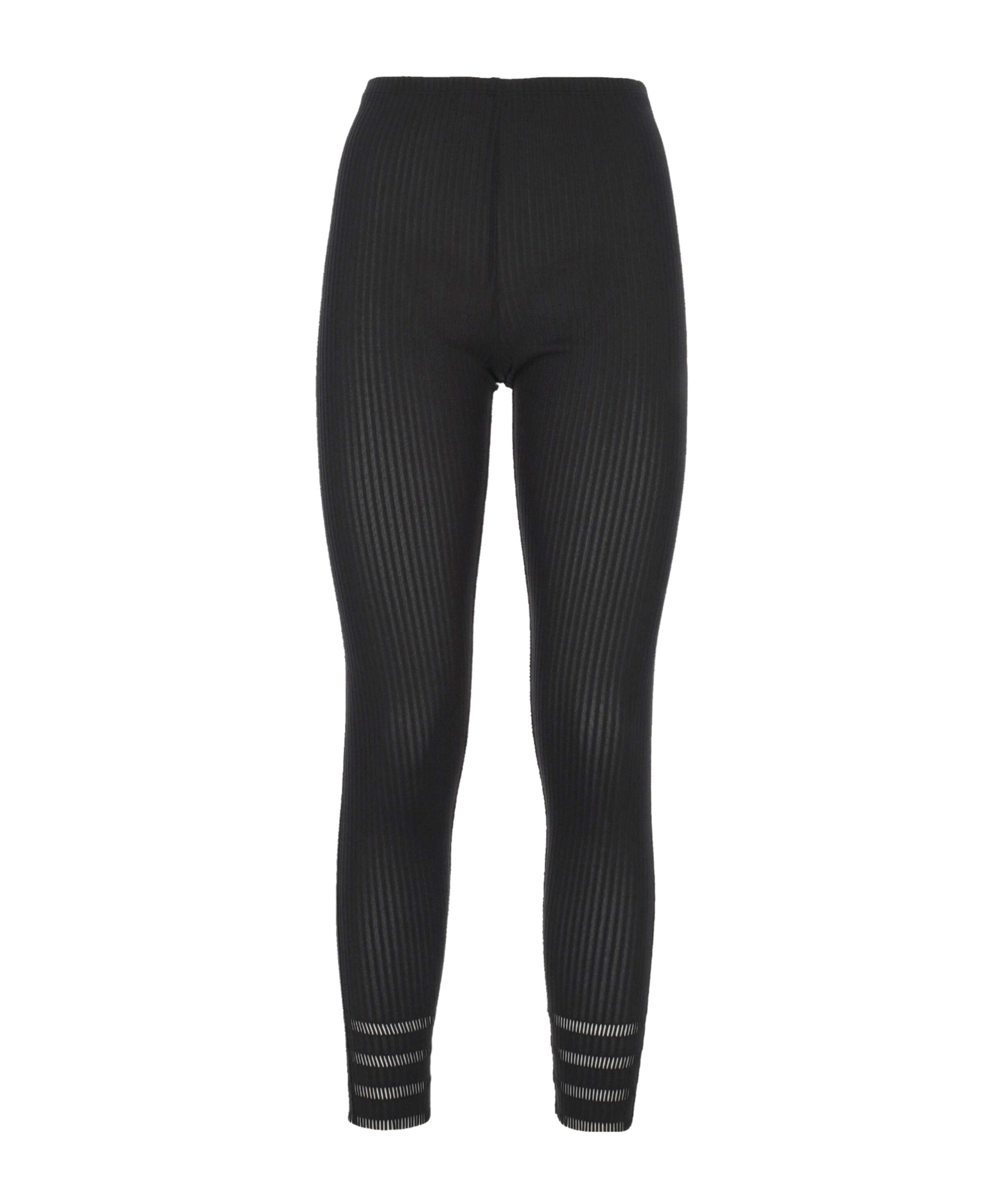 Issey Miyake Ribbed Leggings In Multi