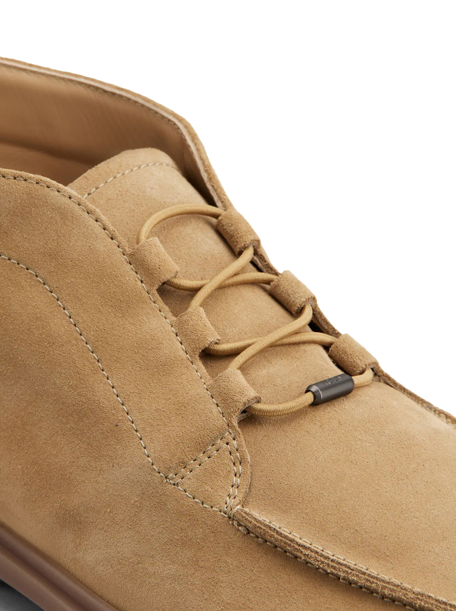 Tod's Suede Elastic-lace Desert Boots In Brown