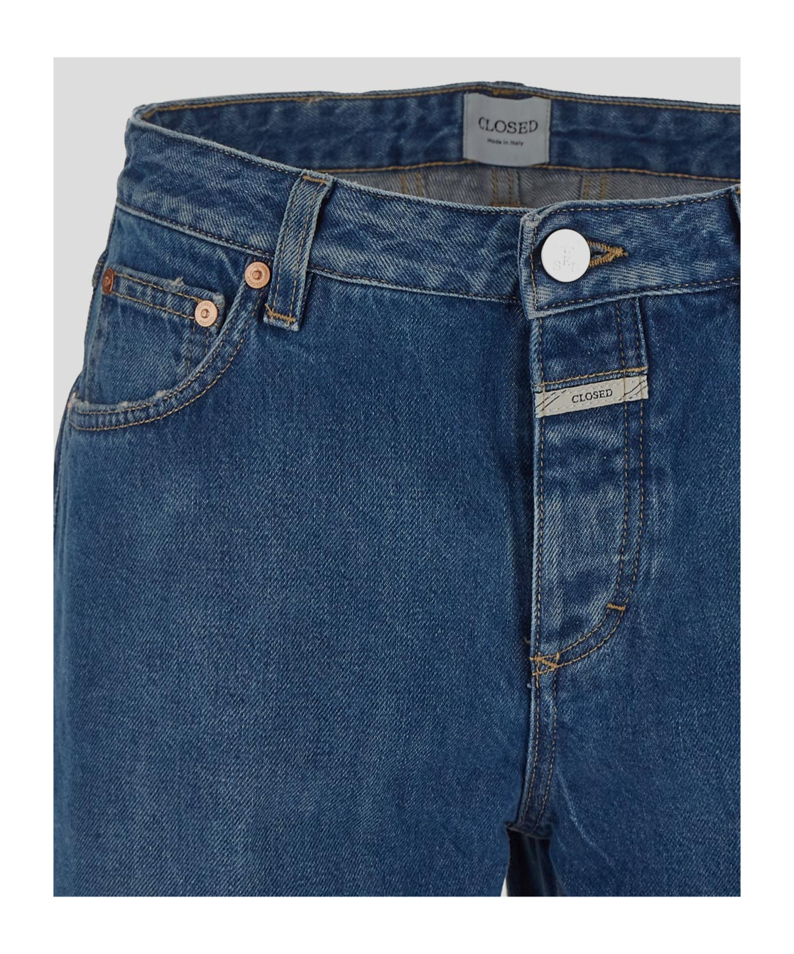 Shop Closed Nikka Wide-leg Jeans In Blue