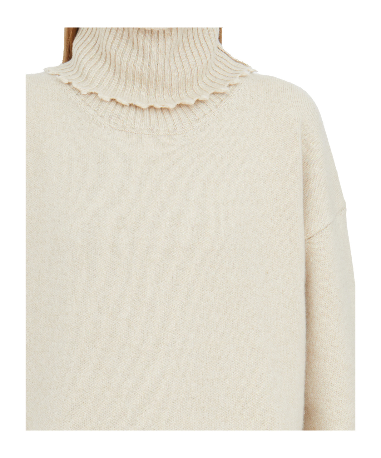 Uma Wang Turtleneck Sweater In White