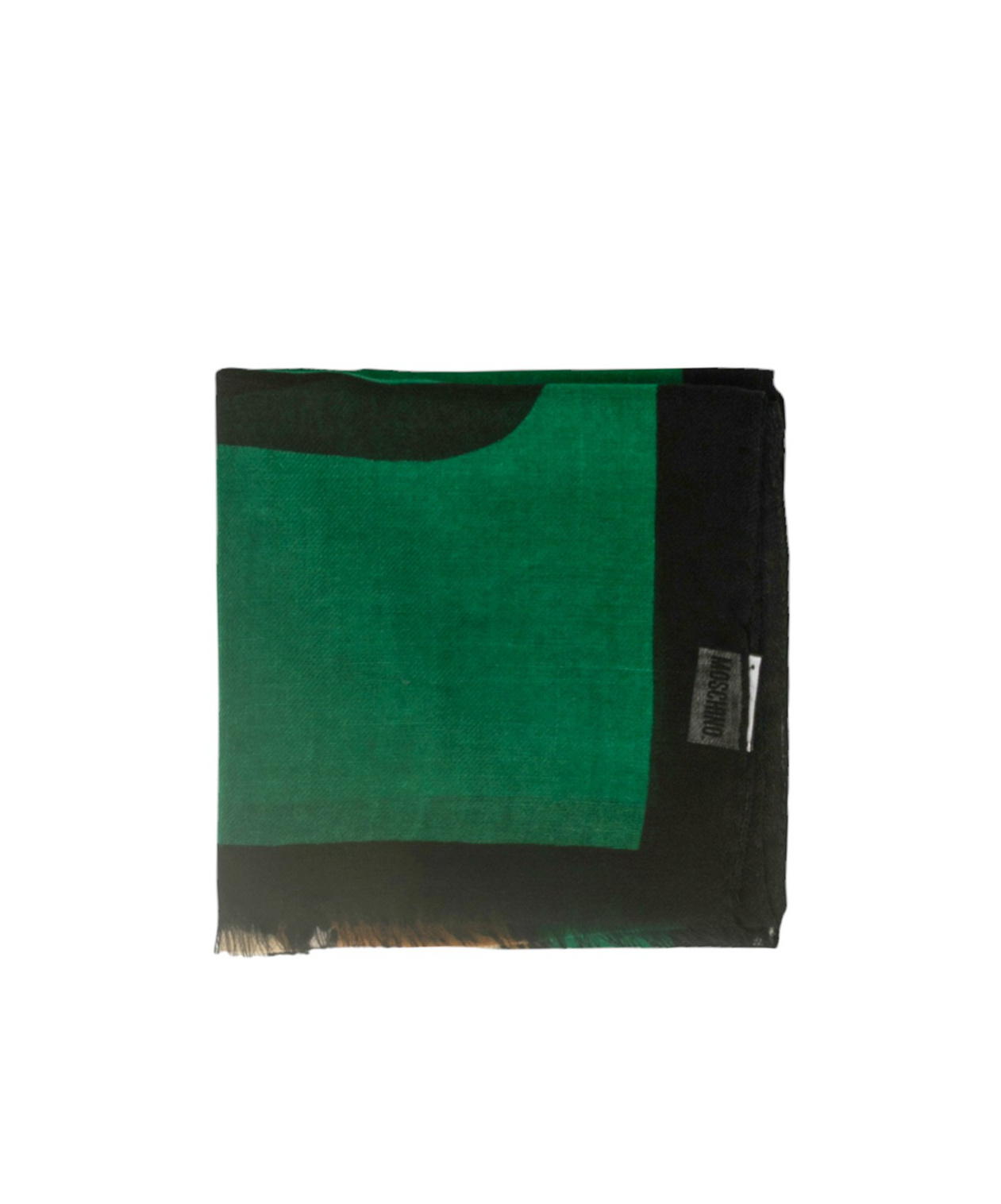 Moschino Teddy Bear Pattern Scarf In Green