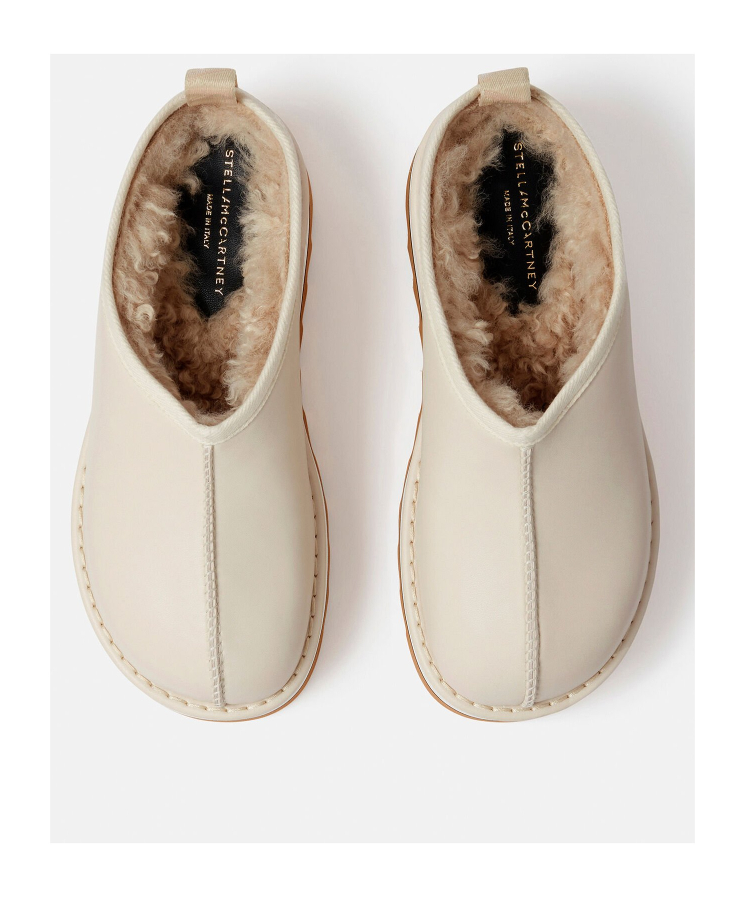 Stella Mccartney Sneakelyse Vegan Platform Slipper Mules In White