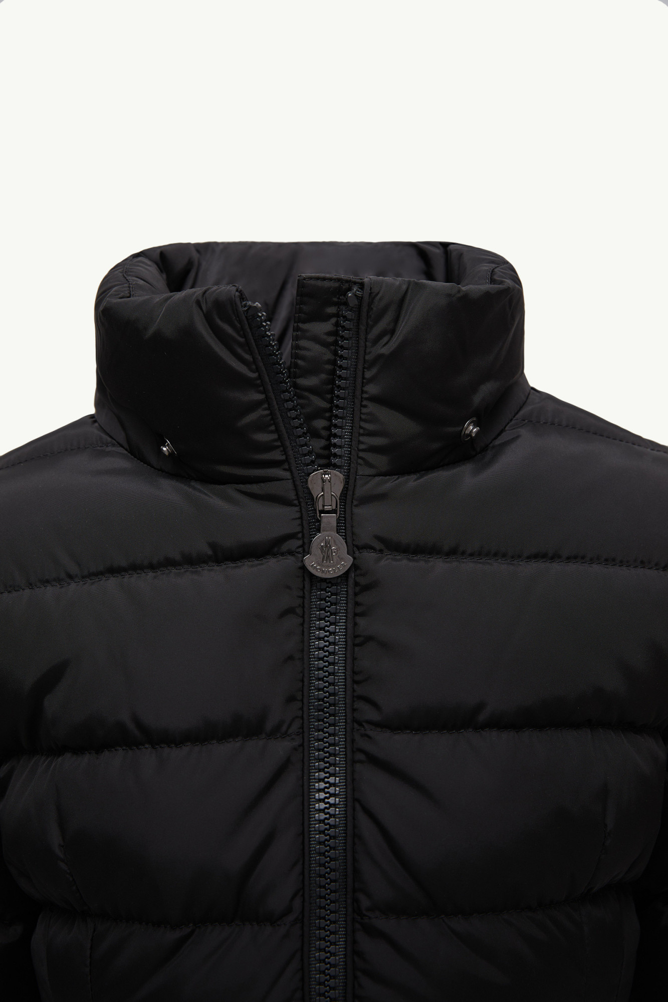 Moncler Charpal Hooded Down Jacket In Black