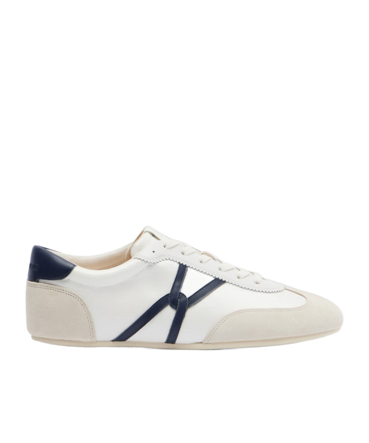 Veronica Beard Leather-trimmed Canvas Sneakers In White