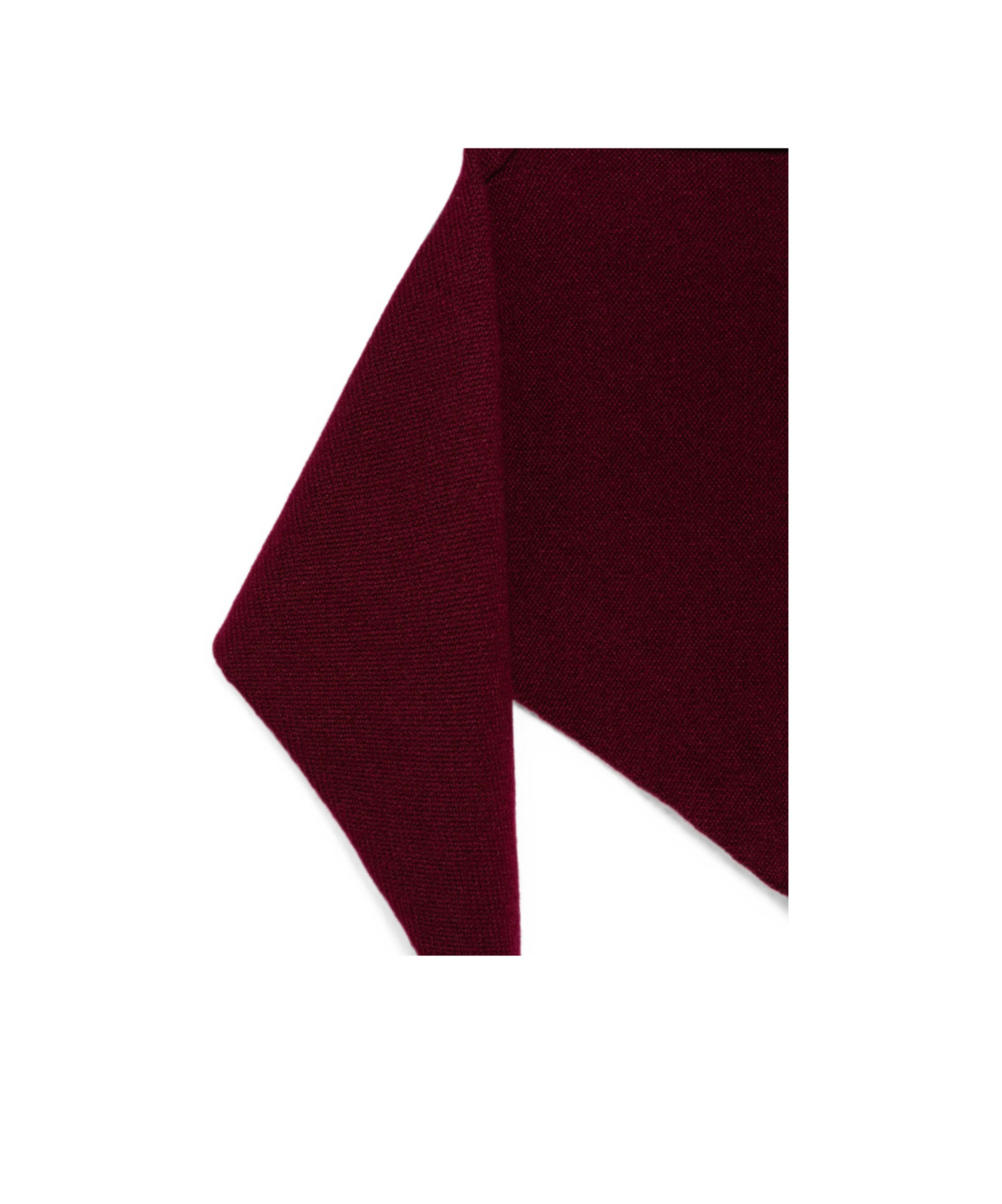 Lisa Yang Triangular Scarf In Burgundy
