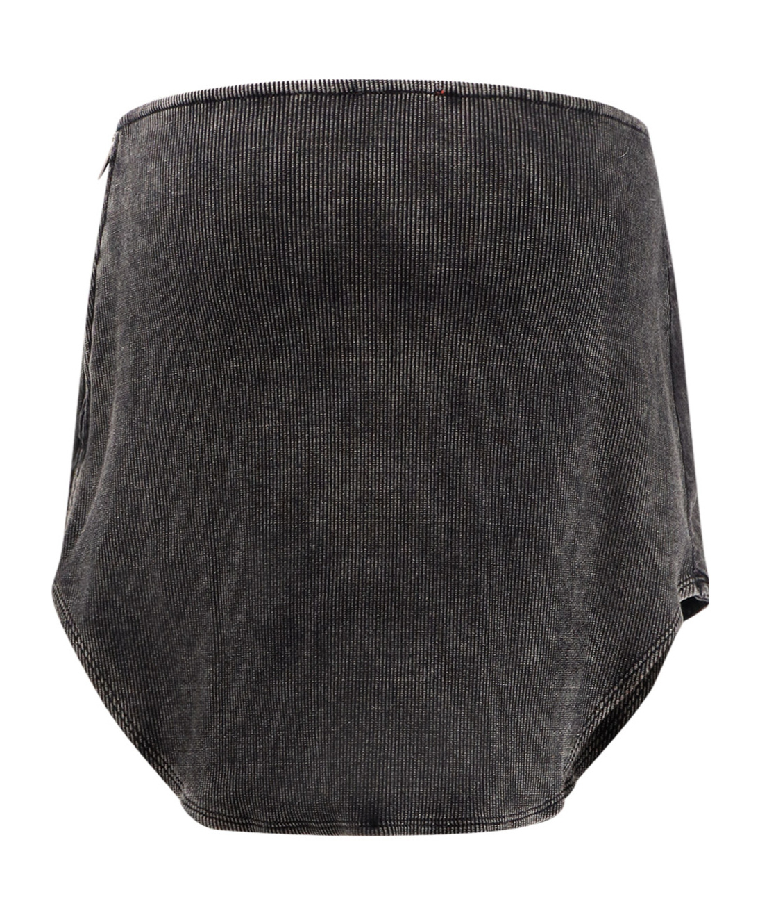 Diesel Black Denim Miniskirt Vintage Effect In Gray