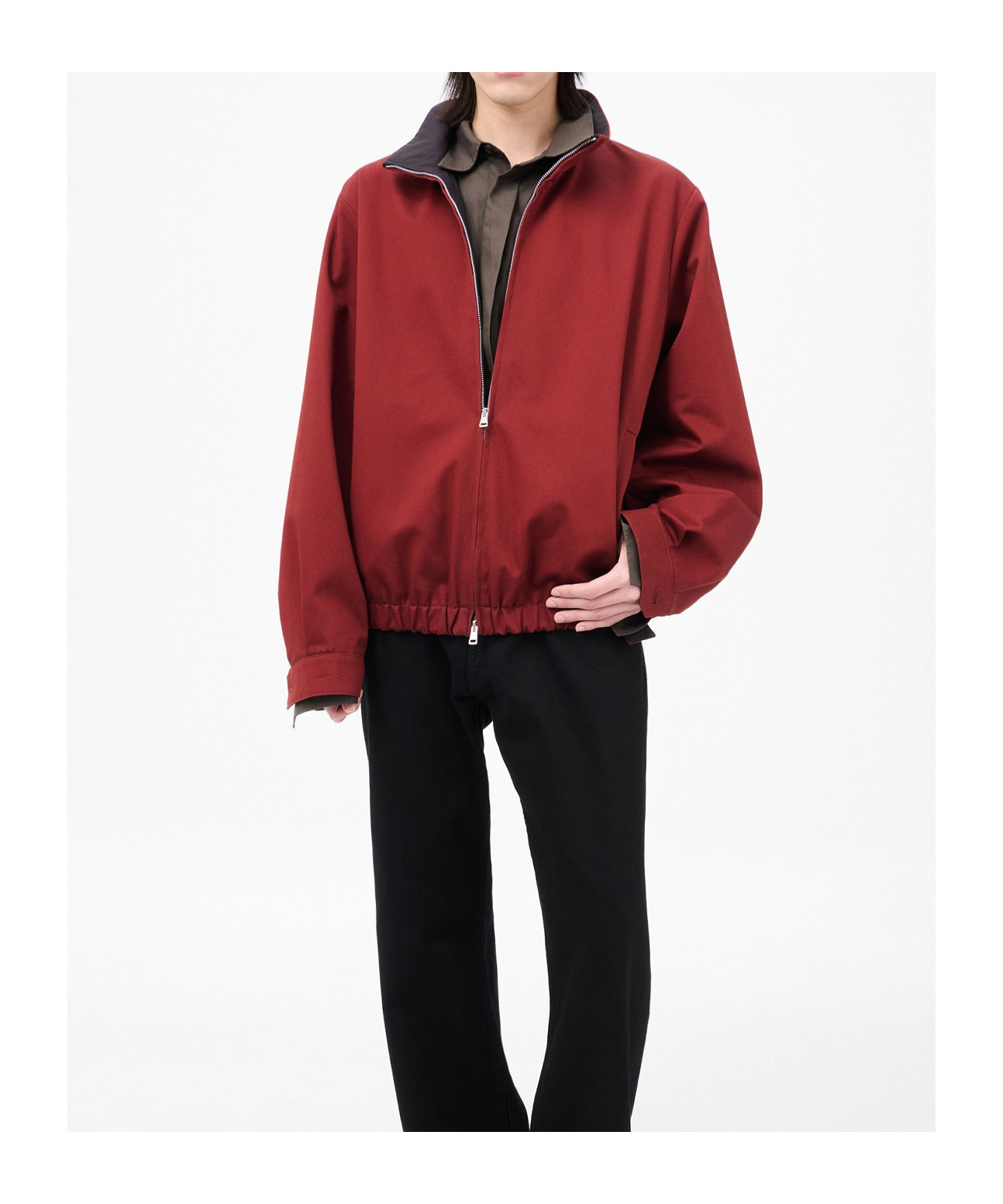 Our Legacy Profound Red Megatwist Twill In Burgundy