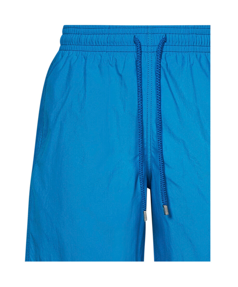 Vilebrequin Ronde Des Tortues Water-reactive Swim Trunks In Blue
