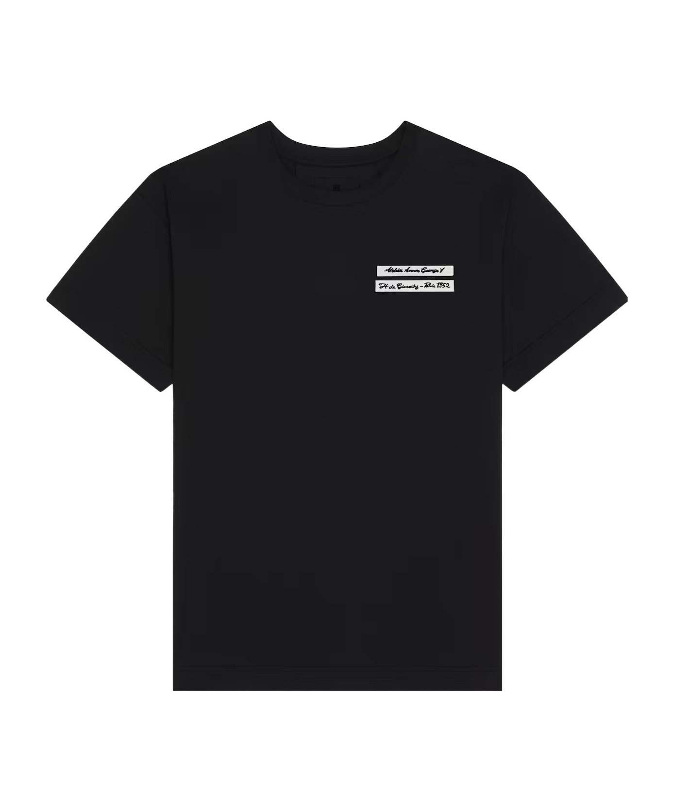 Givenchy Crewneck Short-sleeve T-shirt In Black
