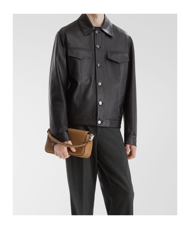 Fendi Blouson Jacket In Black