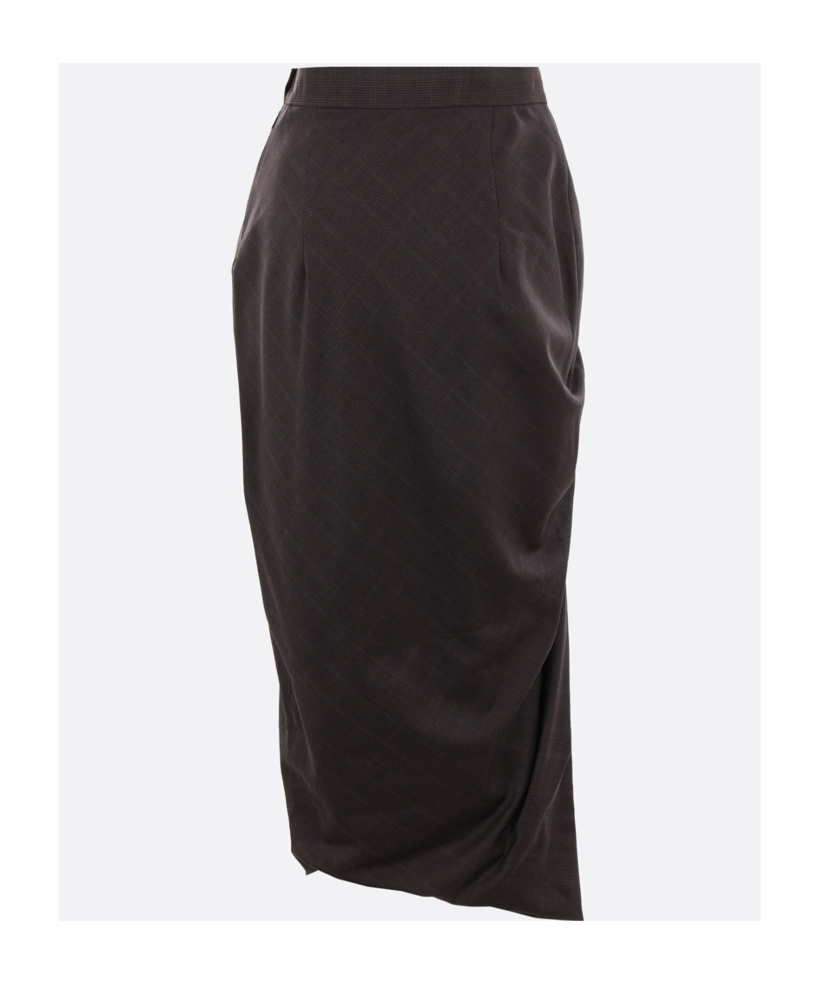 Shop Vivienne Westwood Side Panther Skirt In Black