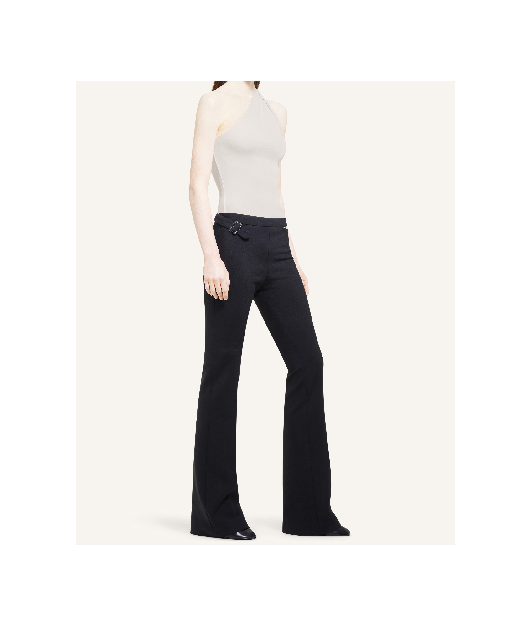 Courrèges Slash Trousers In Black