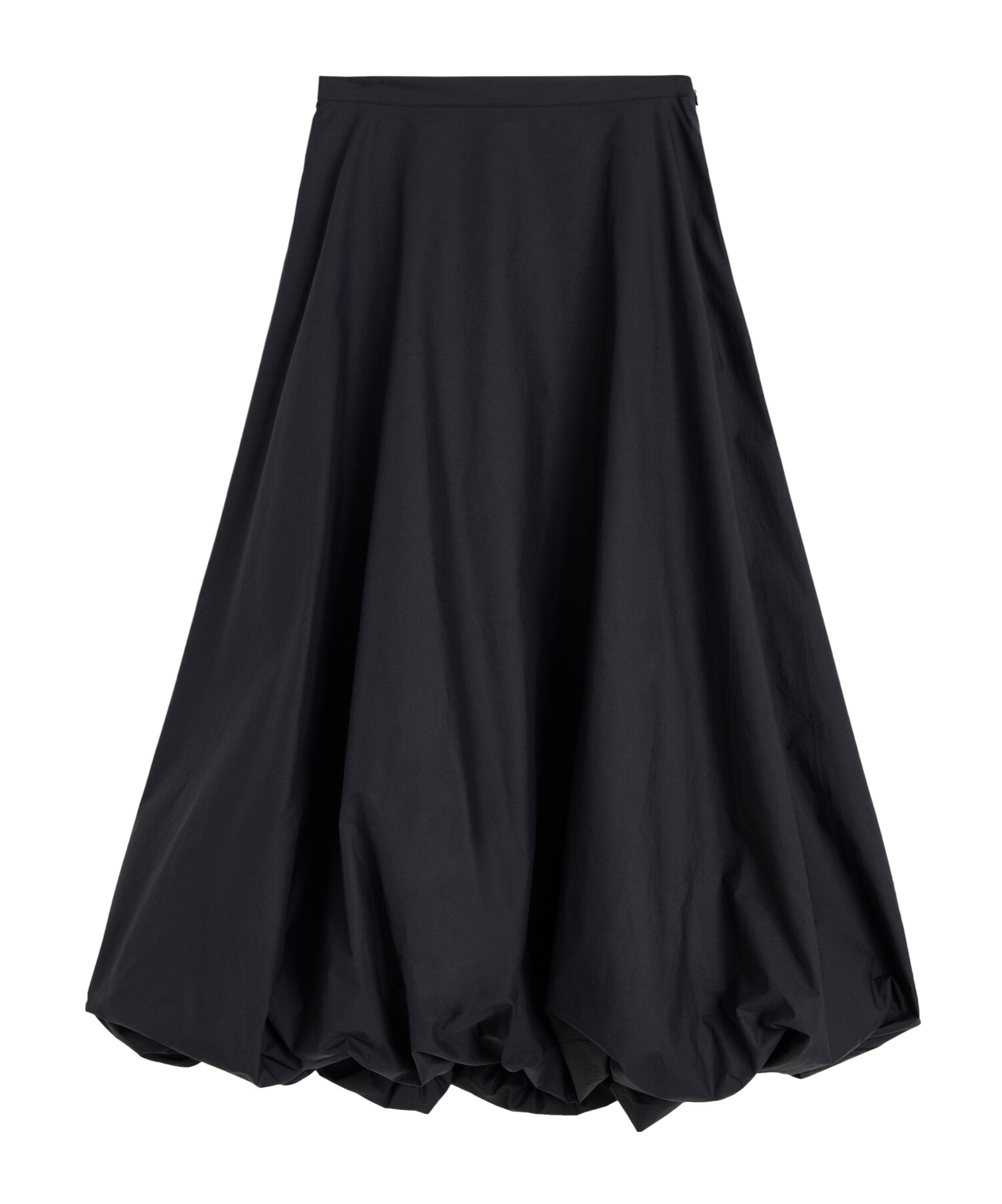 By Malene Birger Aubrey Organic Cotton Bubble Maxi Skirt In Black