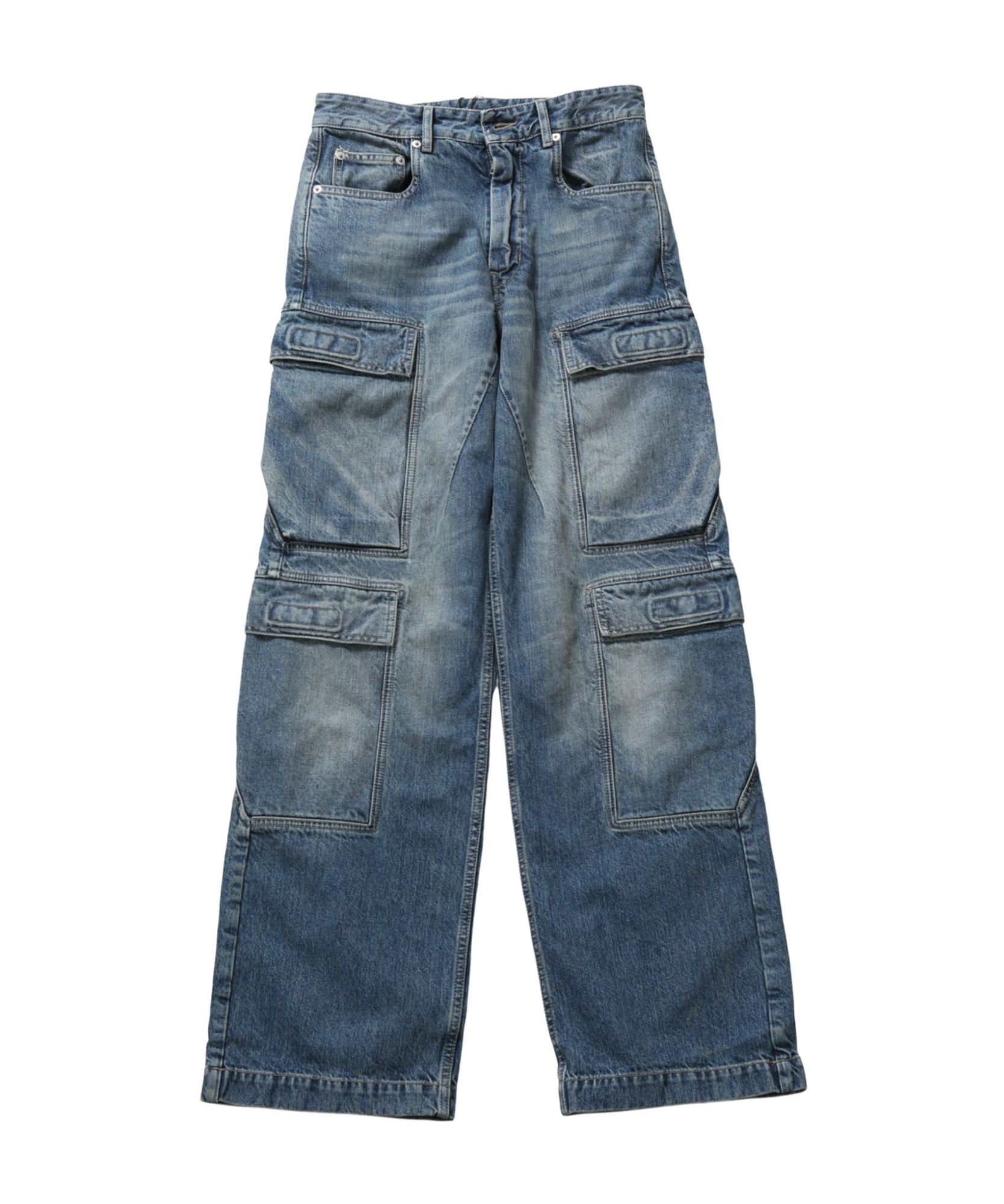 Rick Owens Drkshdw Double-pocket Jeans In Blue