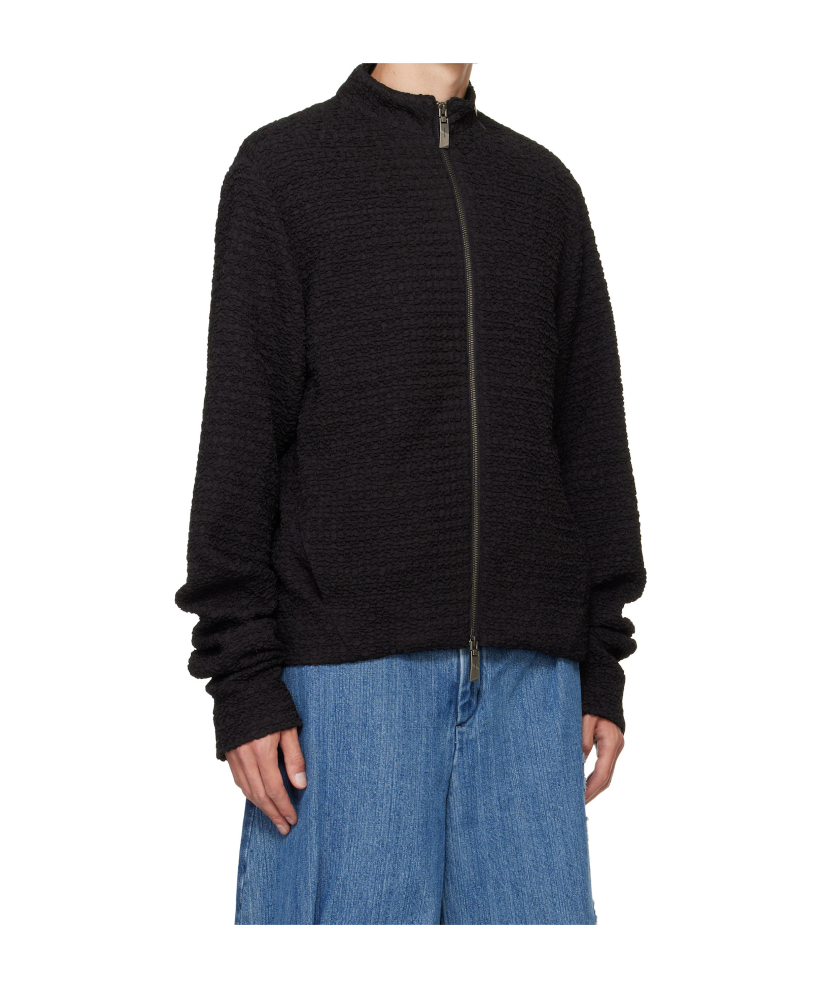 Ader Error Long-sleeved Casual Jacket In Black