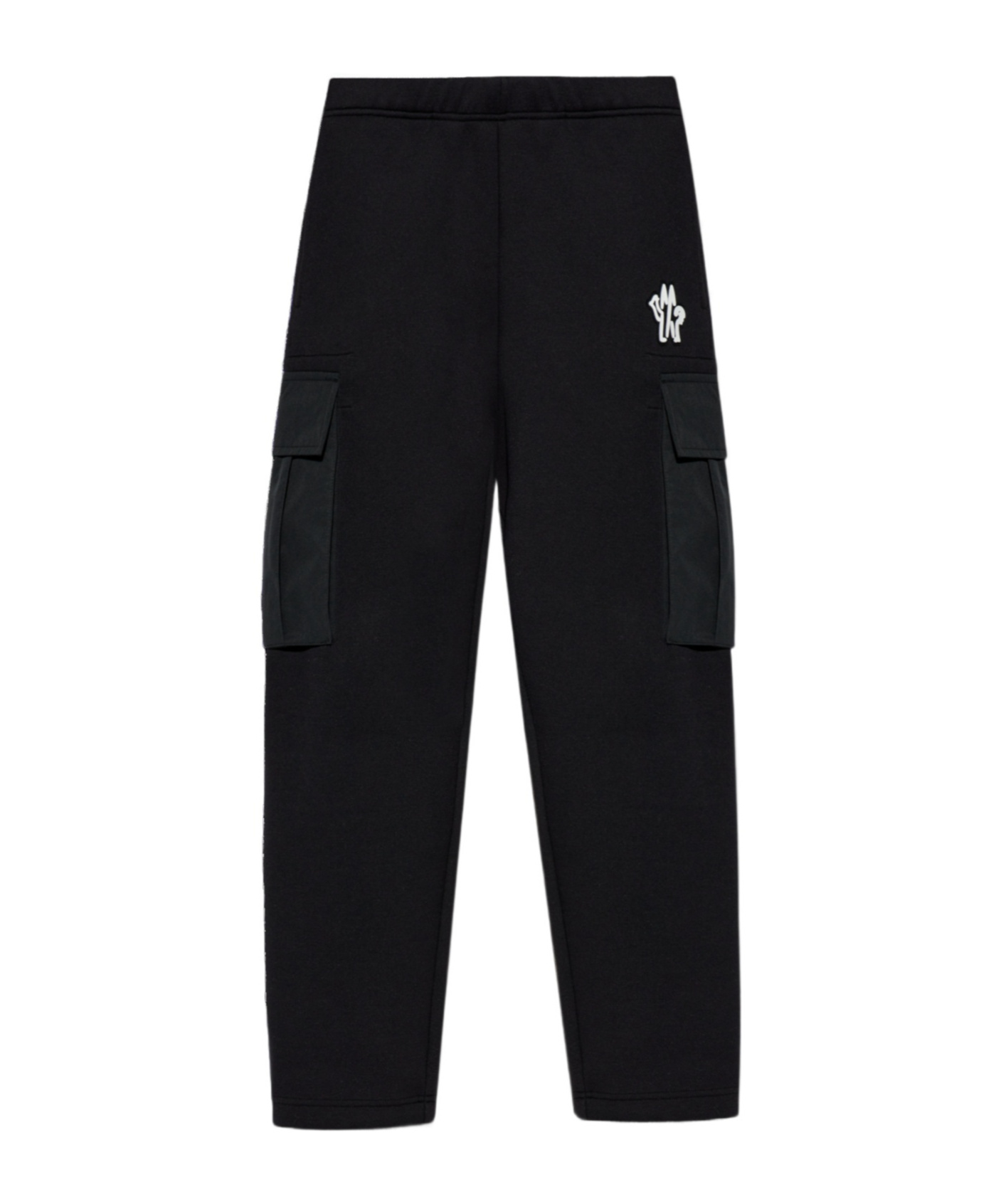 Moncler Logo Neoprene Track Pants In Black