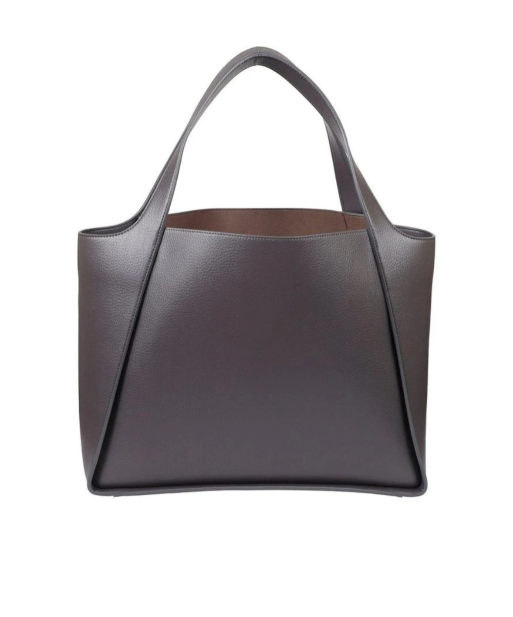 Stella Mccartney Logo Perforated Tote Bag In Black
