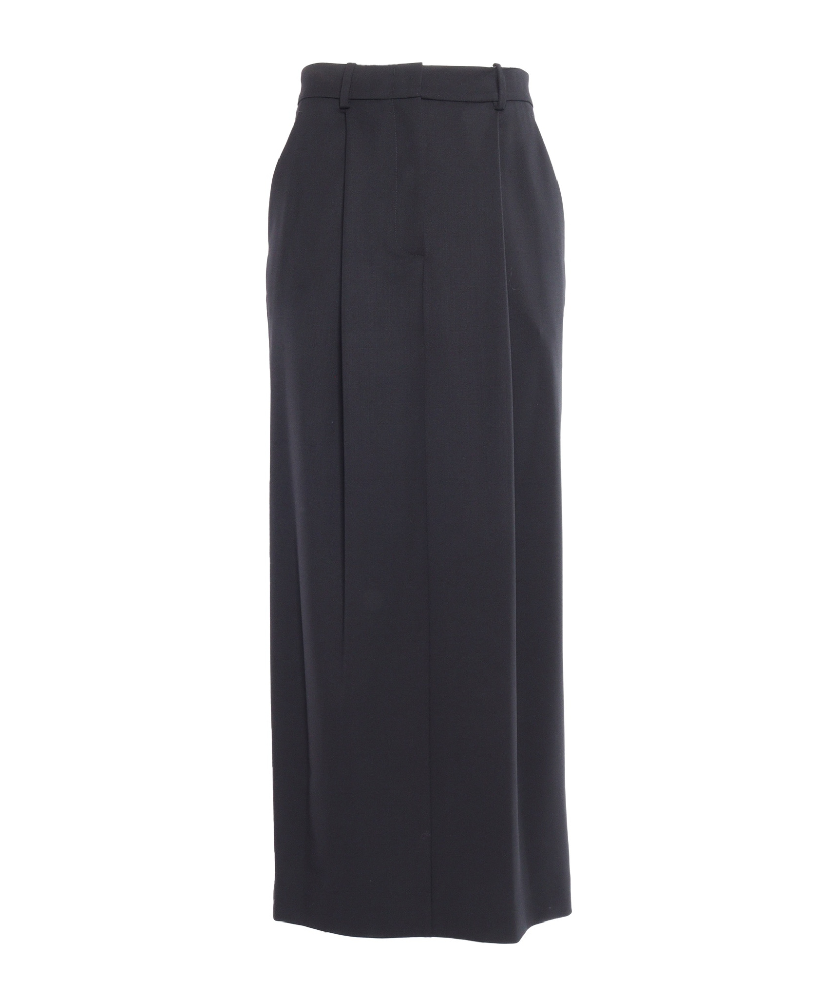 P.a.r.o.s.h Black Pants With Wide Leg And Elastic Rear Waist In Tech Fabric Woman In Black