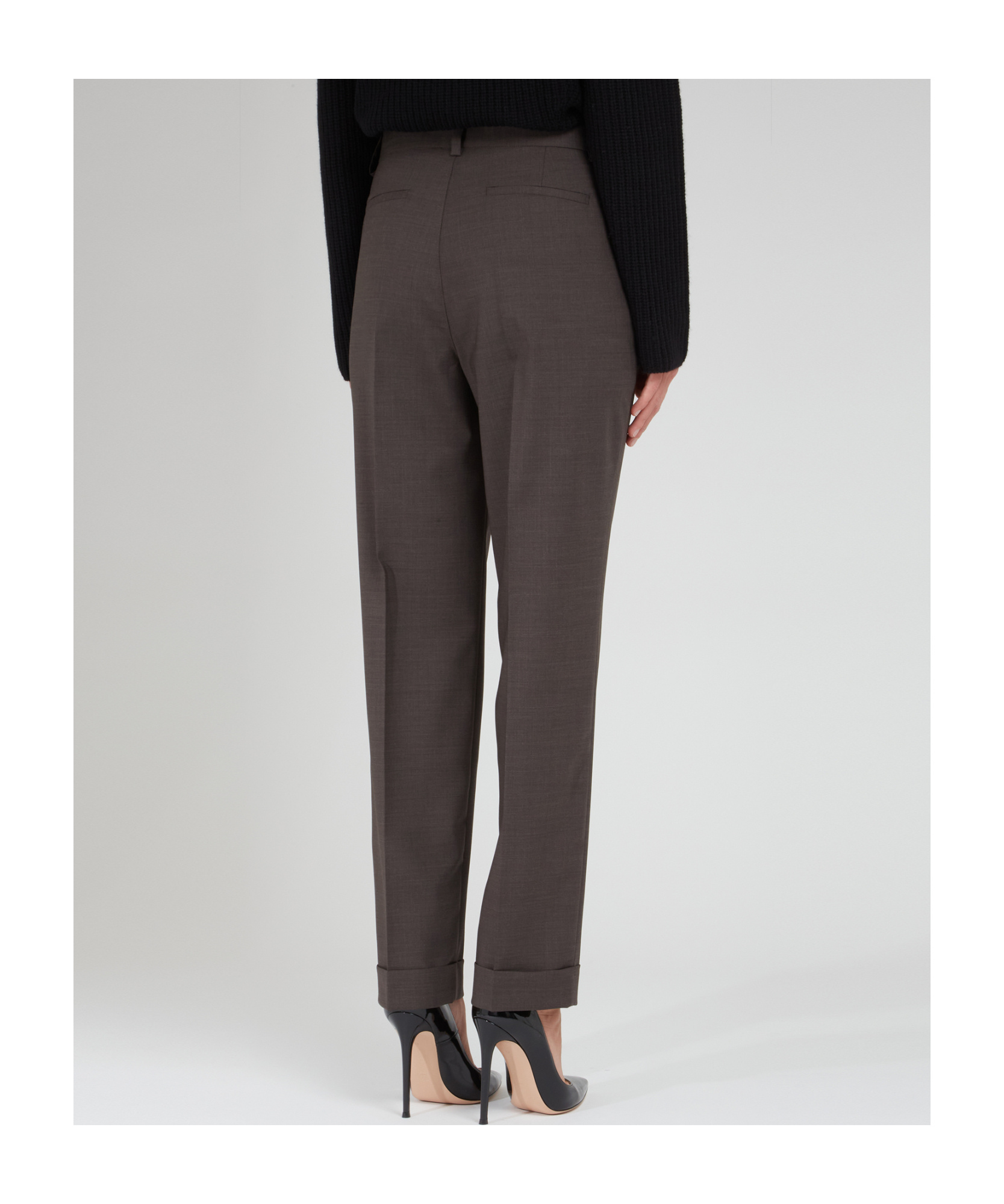 P.A.R.O.S.H BELT-LOOP CASUAL PANTS