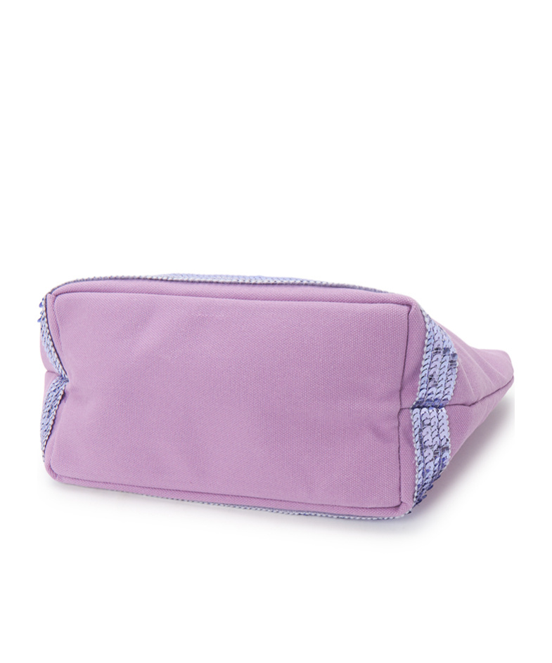 Vanessa Bruno Sequined Shoulder Bag In Purple