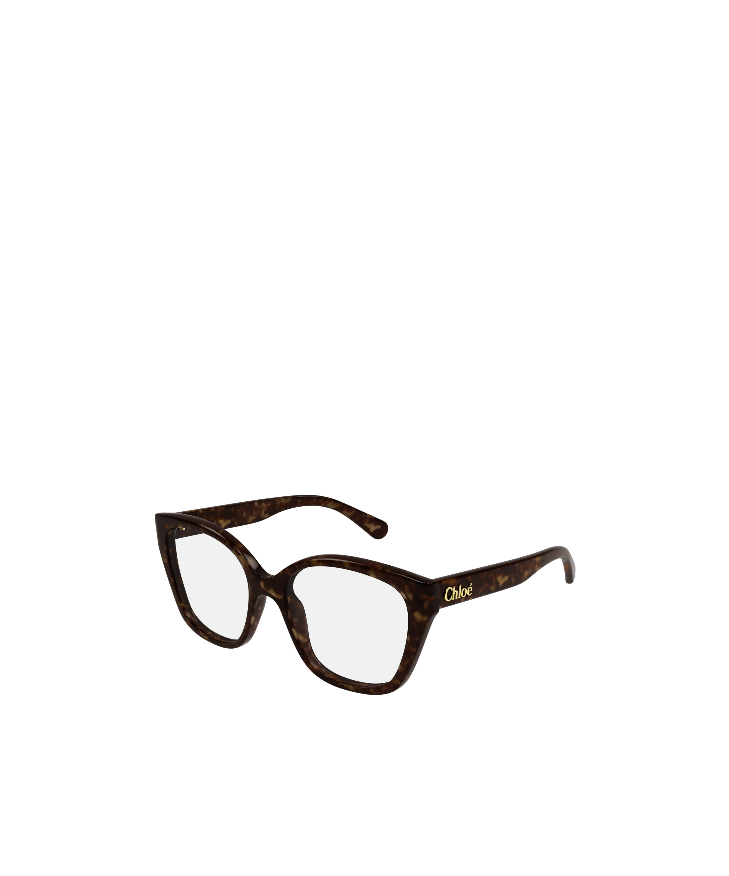 Chloé Tortoiseshell Square-frame Glasses In Black