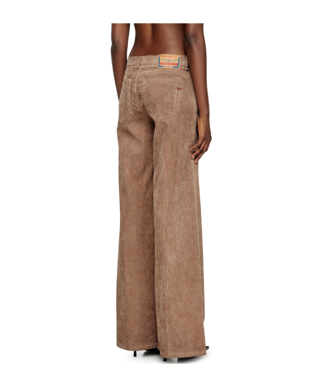 Diesel 1978 D-akemi Flared Jeans In Brown