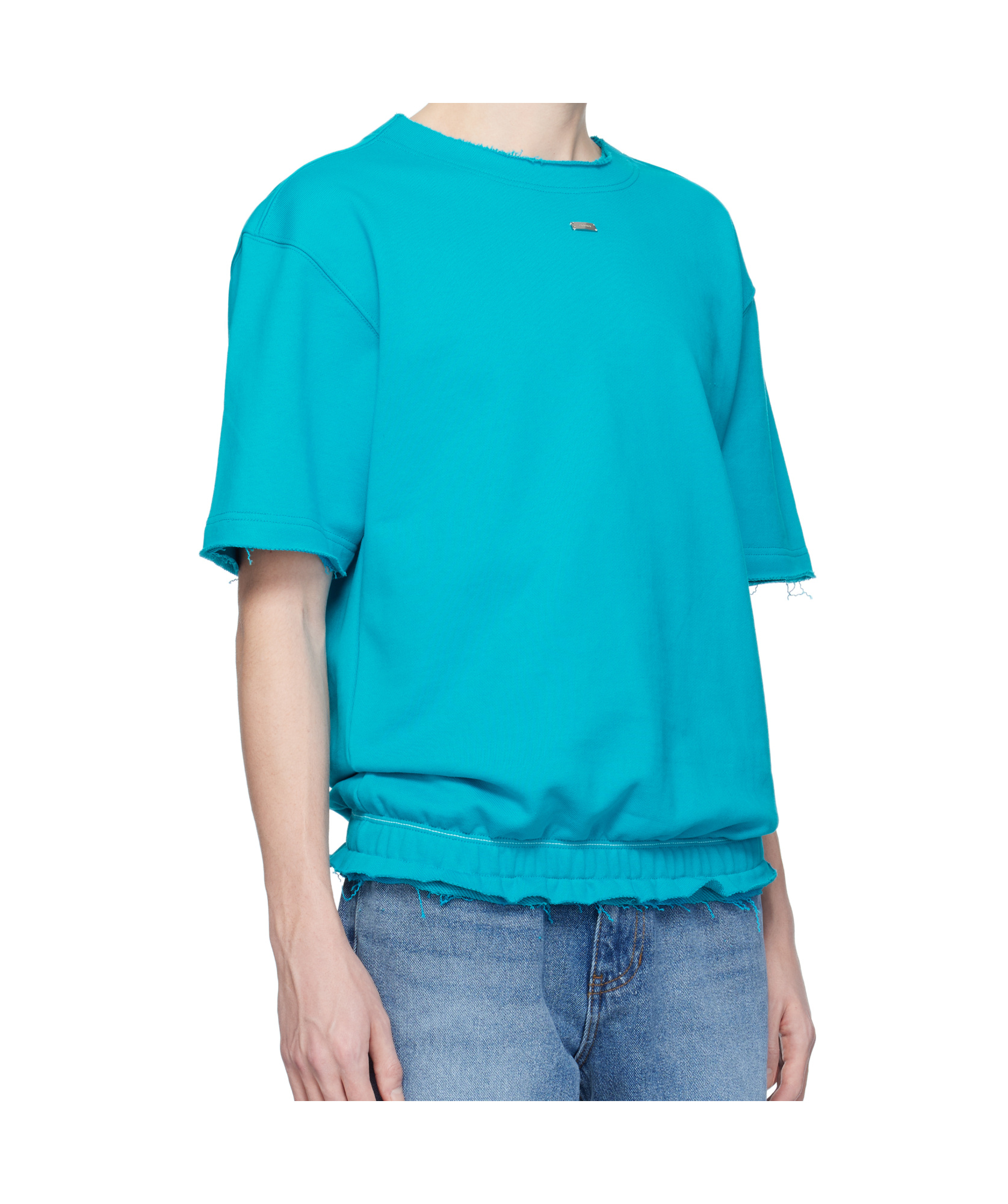 Ader Error Blue Half Sleeve Product. 36 T-shirt In Blue