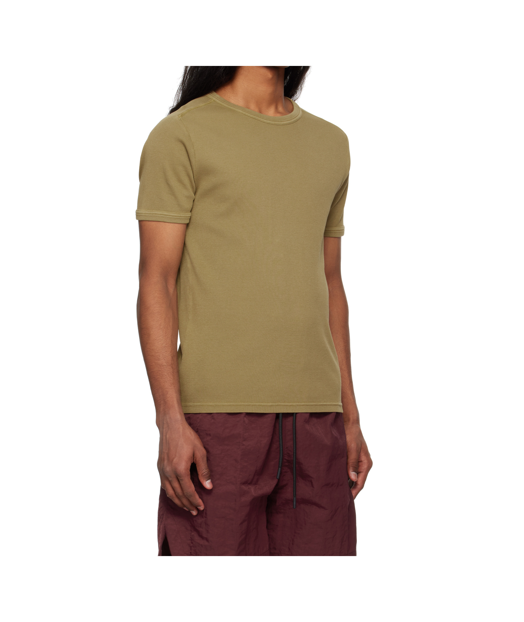 Sunflower Khaki Rib T-shirt