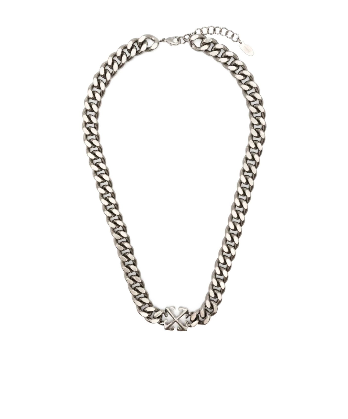 Off-white Arrows-motif Necklace In White