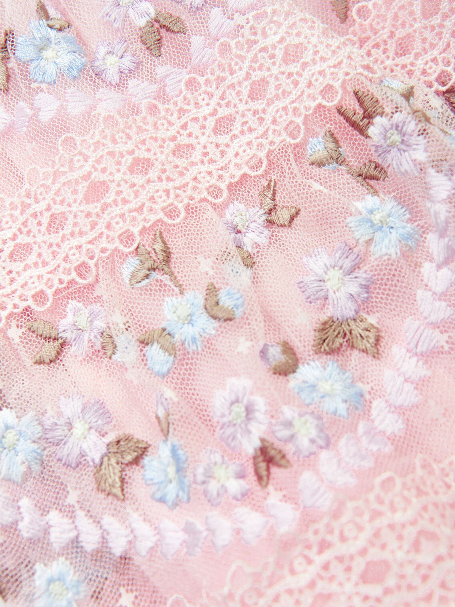Needle & Thread Short Sleeve Dress In Pink