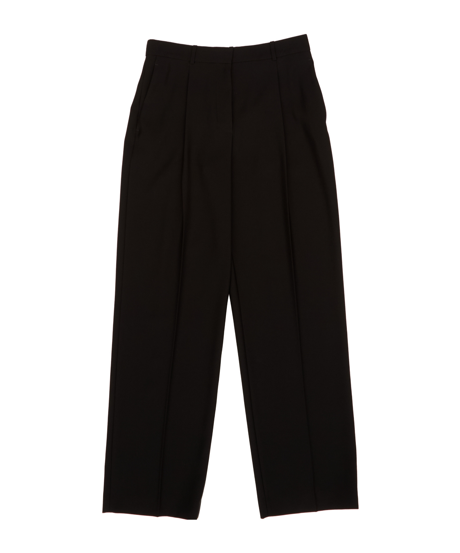 The Row Pleated Casual Pants In Black
