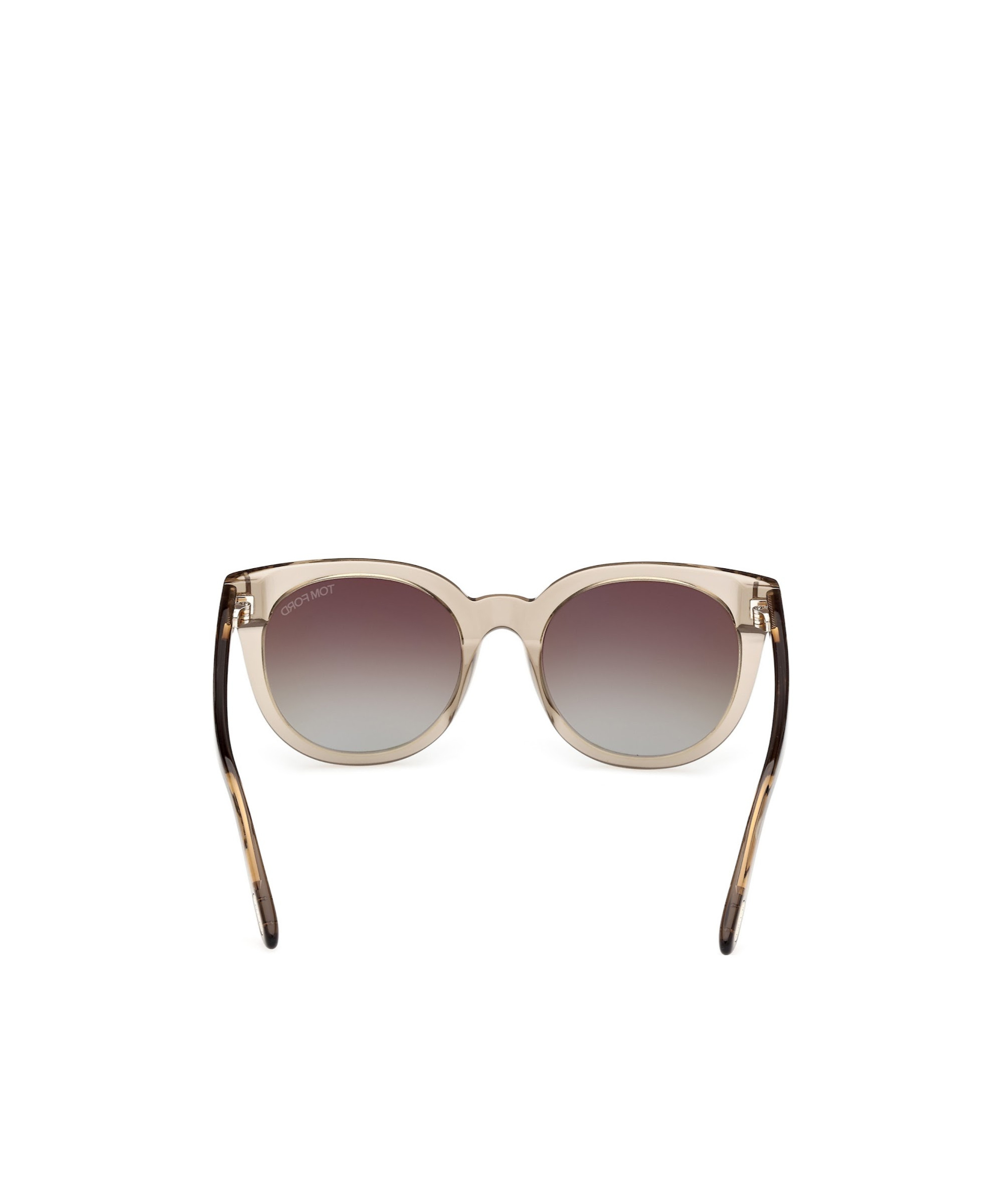 Tom Ford Round Sunglasses In Nude
