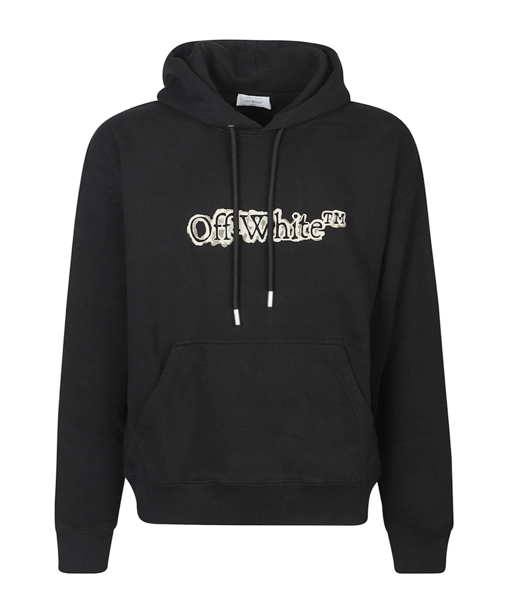 Off-white Long-sleeved Sweatshirt In Black