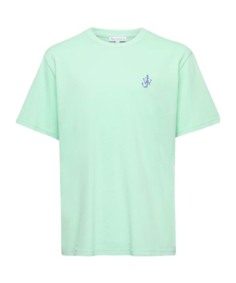 Jw Anderson Men T-shirt With Embroidery In Green