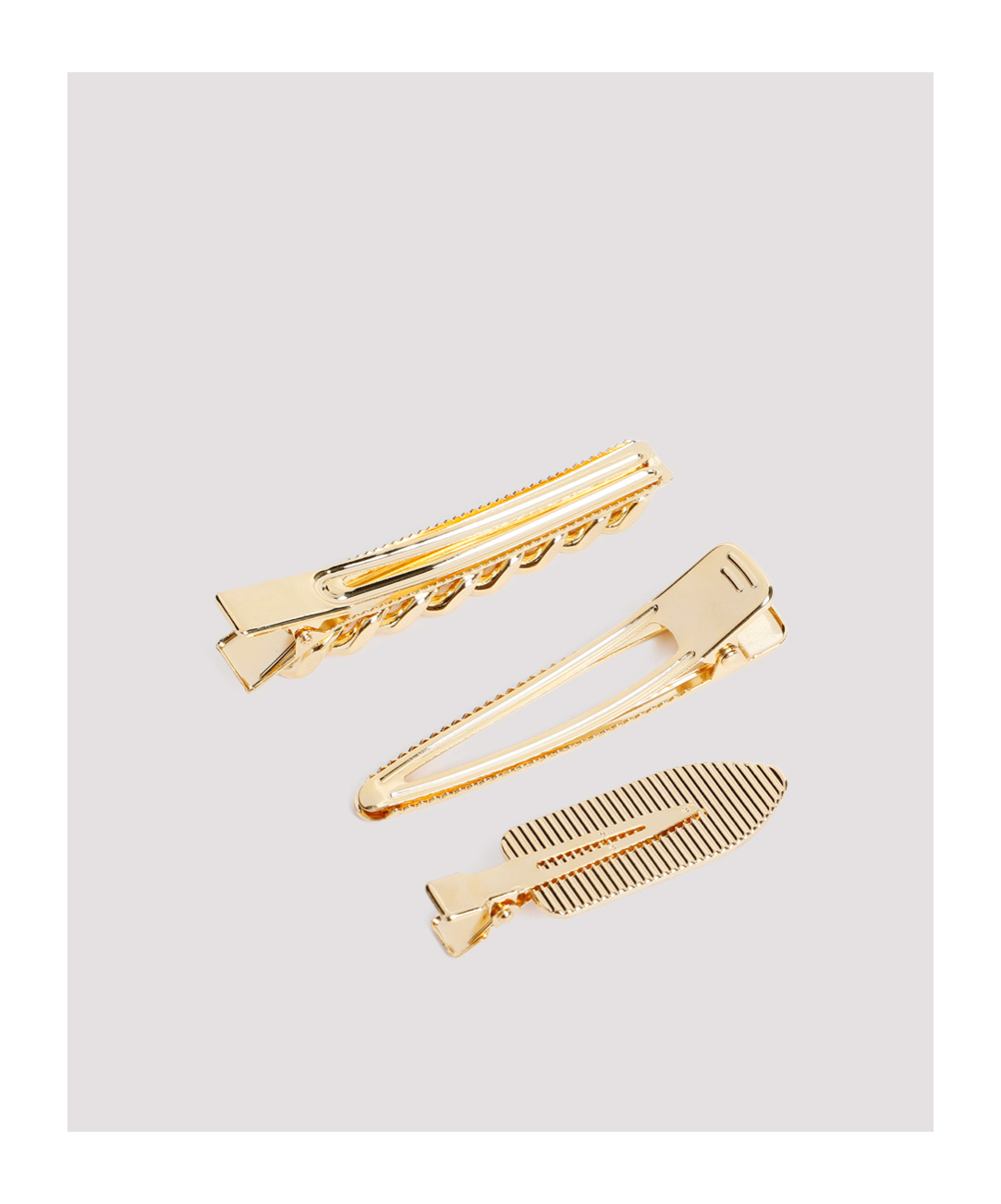 SACAI METALLIC HAIR CLIPS