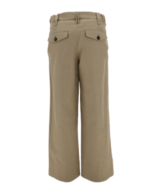 Shop Brunello Cucinelli Twill-weave Trousers In Brown