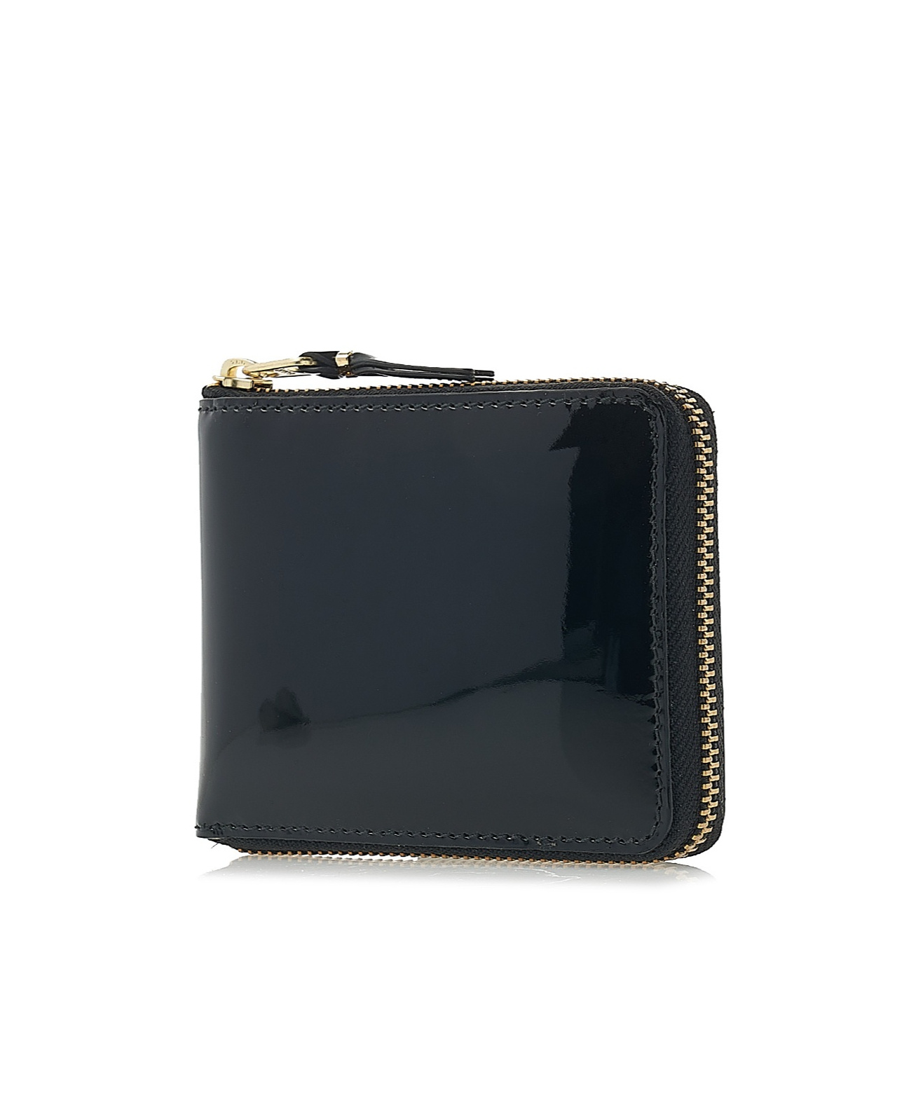 Comme Des Garçons Zipper Wallet In Black