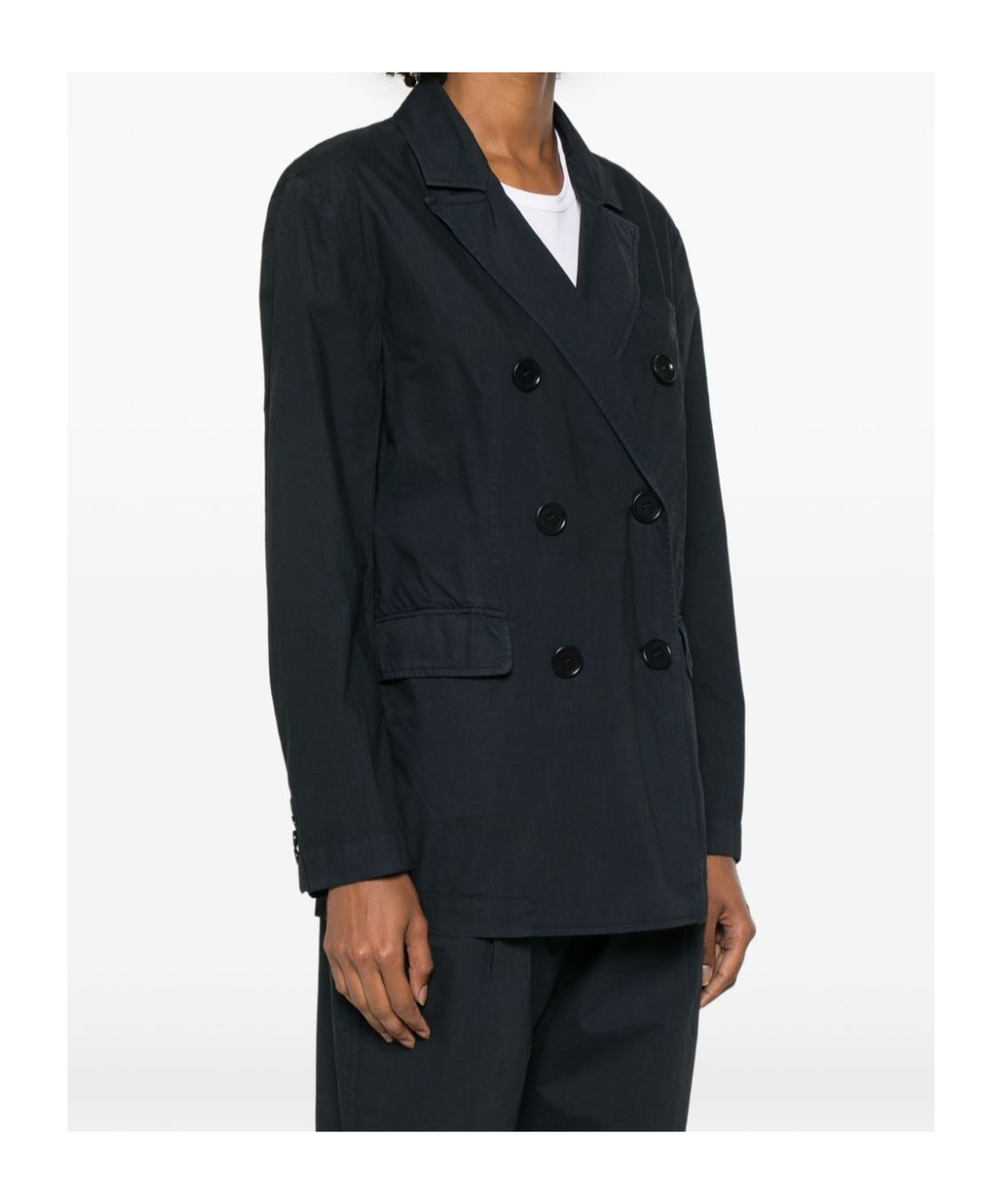 Aspesi Double-breasted Blazer Notched Lapels