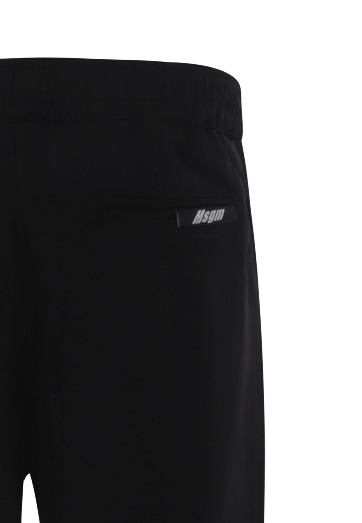 Msgm Slim-leg Trousers In Black