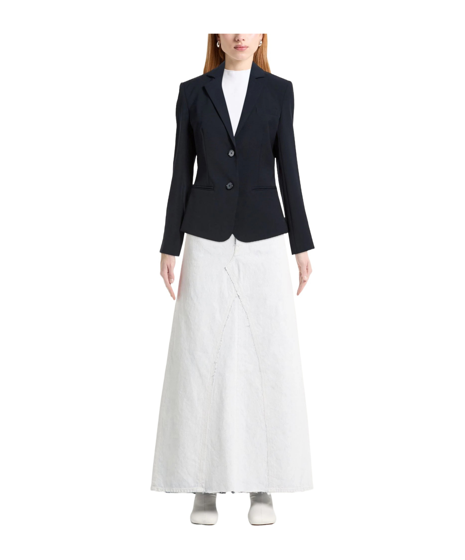 Maxco. Single-breasted Blazer In Blue