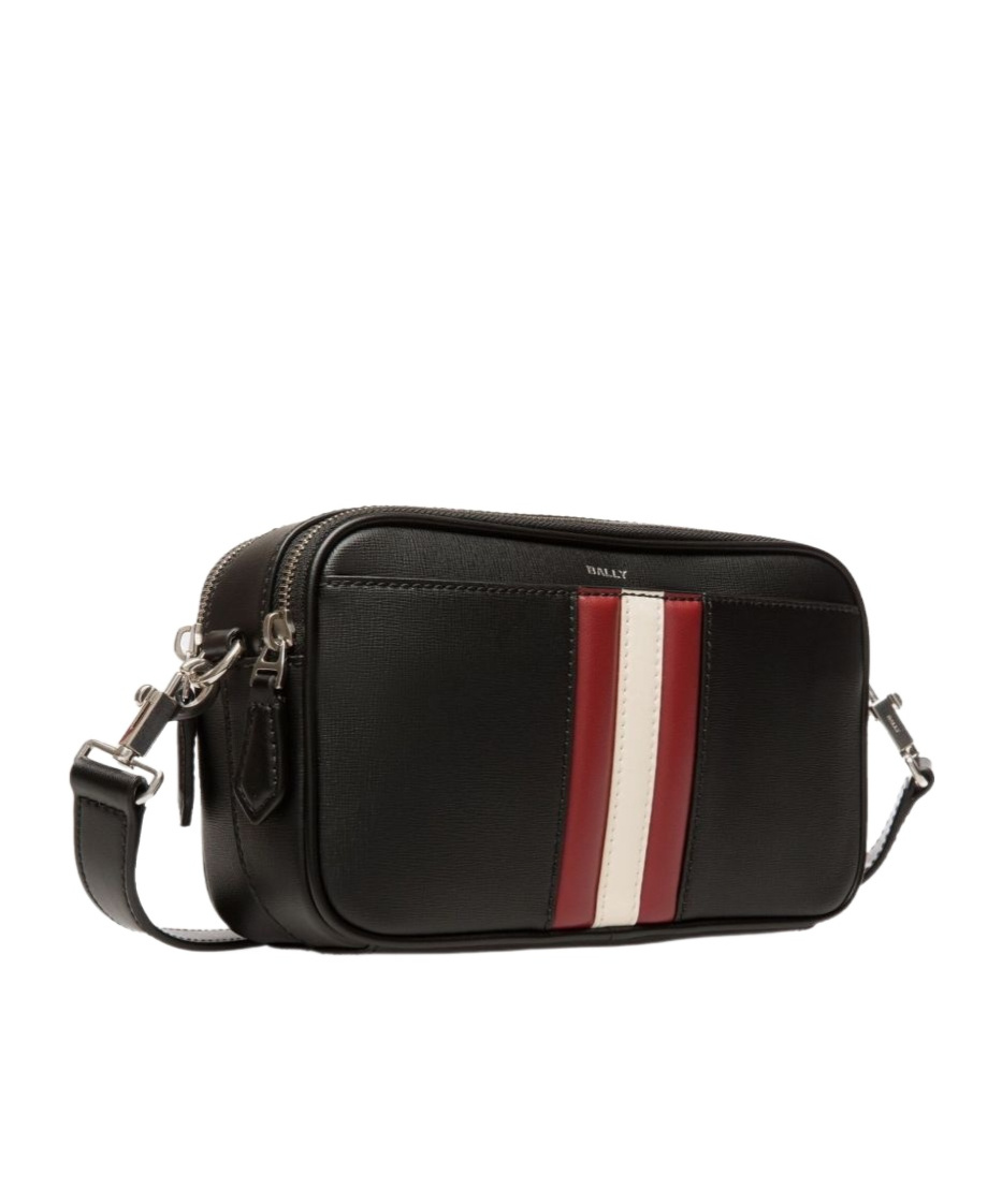 Bally Zipper Shoulder Bag In Black
