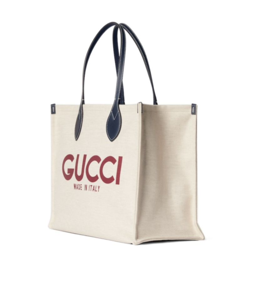 Gucci Medium -print Tote Bag In White