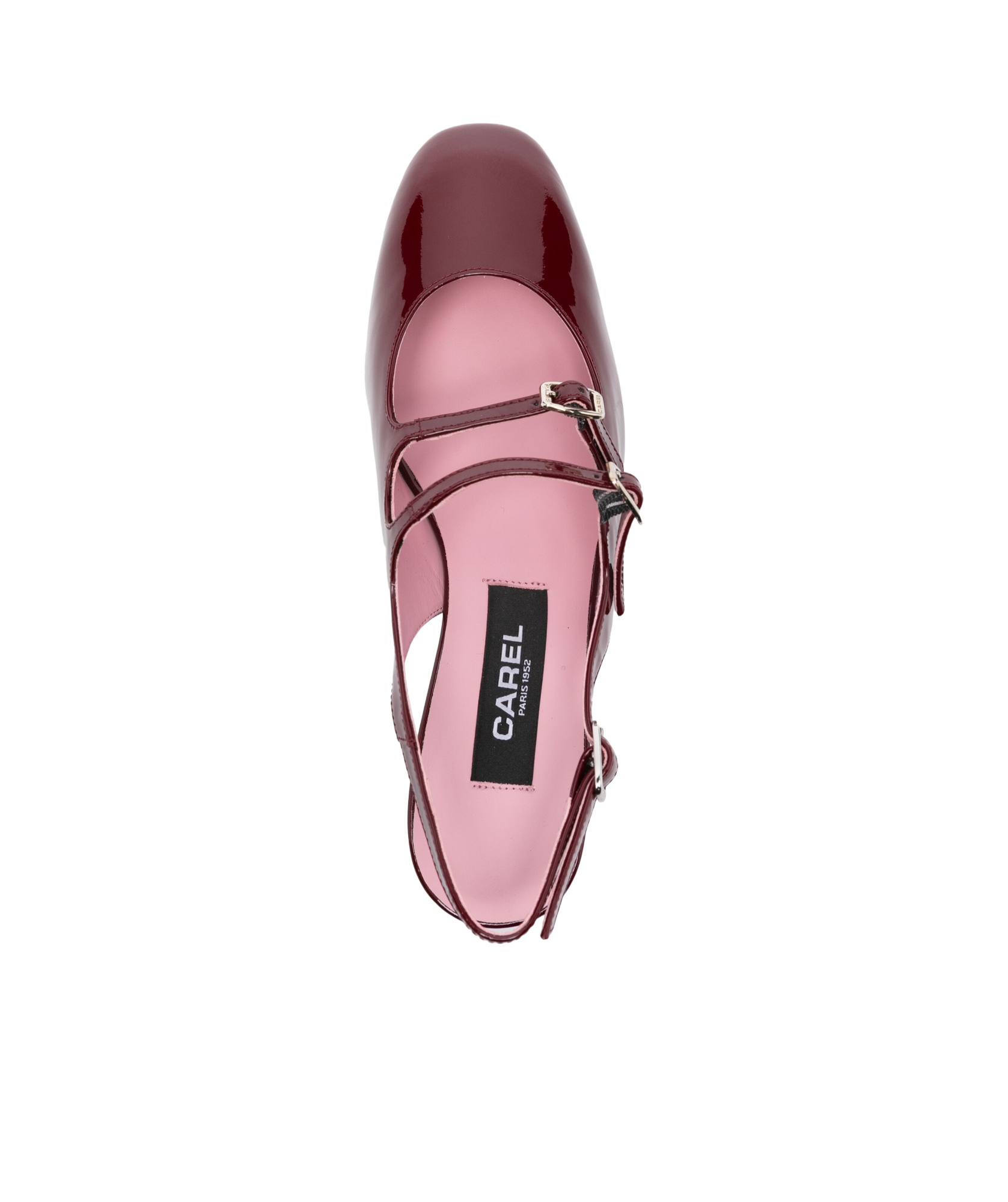Shop Carel Paris Mary Jane Flat Sandals In Multicolor
