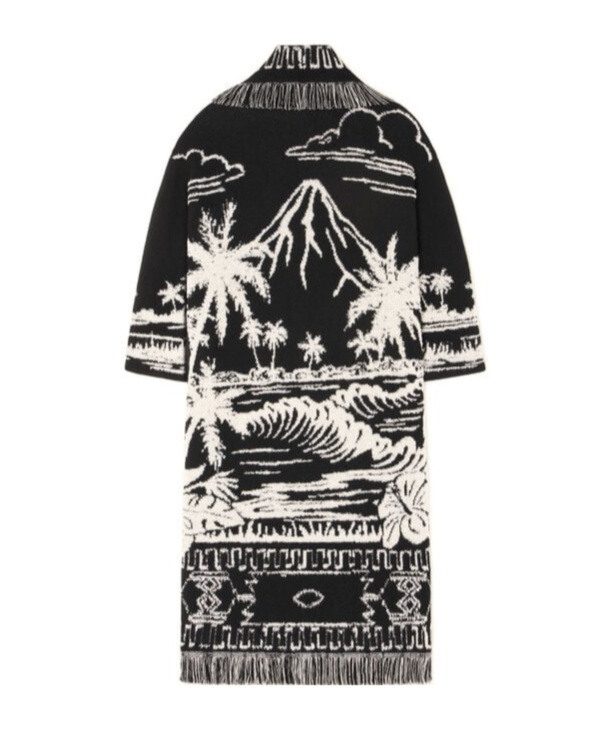 Alanui Palm Grove Tales Coat In Black
