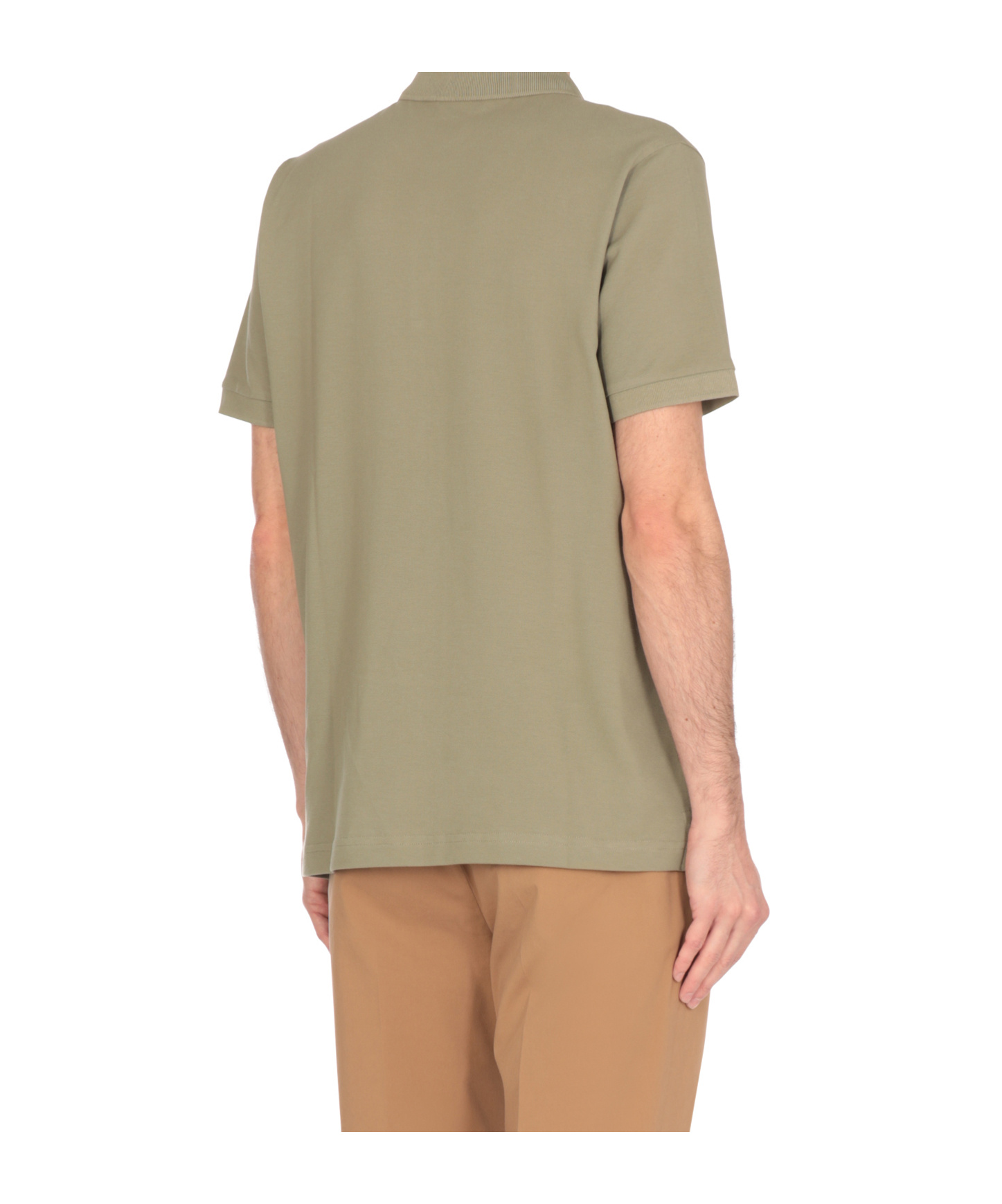 Fay Polo T-shirt In Gray