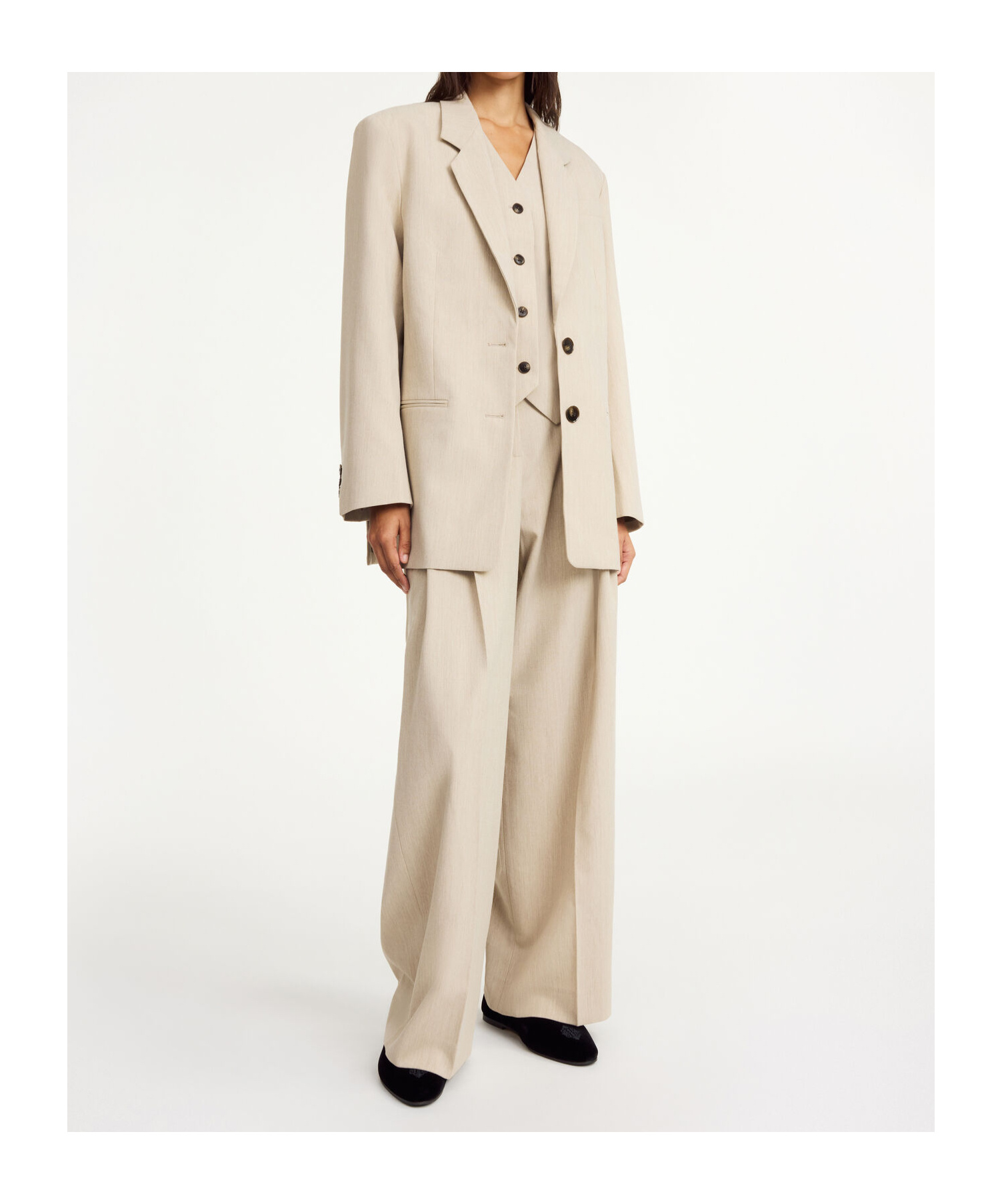 By Malene Birger Ophie Suit Coat In Nude